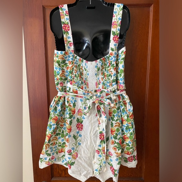 NWT FARM RIO•Floral belted romper - Picture 8 of 11
